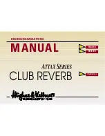 Предварительный просмотр 1 страницы Hughes & Kettner Attax CLUB REVERB Manual