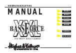 Preview for 1 page of Hughes & Kettner BassForce XXL Manual