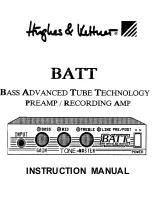 Preview for 1 page of Hughes & Kettner BATT Instruction Manual