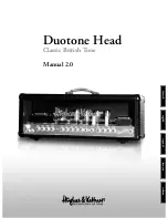 Preview for 1 page of Hughes & Kettner Duotone Head Manual