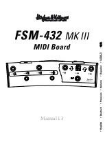 Hughes & Kettner FSM-432 MK III Manual предпросмотр