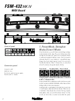 Предварительный просмотр 2 страницы Hughes & Kettner FSM-432 MK IV Manual