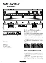 Предварительный просмотр 4 страницы Hughes & Kettner FSM-432 MK IV Manual