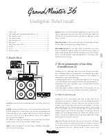 Preview for 3 page of Hughes & Kettner GrandMeister 36 Manual