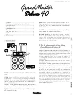 Preview for 3 page of Hughes & Kettner GRANDMEISTER DELUXE 40 Manual