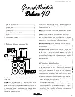 Preview for 27 page of Hughes & Kettner GRANDMEISTER DELUXE 40 Manual