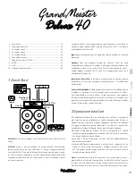 Preview for 39 page of Hughes & Kettner GRANDMEISTER DELUXE 40 Manual