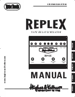 Preview for 1 page of Hughes & Kettner Replex Manual