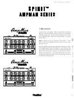 Preview for 9 page of Hughes & Kettner SPIRIT AMPMAN CLASSIC Manual