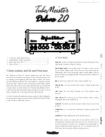 Preview for 3 page of Hughes & Kettner TubeMeister Deluxe 20 Manual