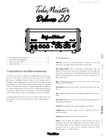 Preview for 9 page of Hughes & Kettner TubeMeister Deluxe 20 Manual