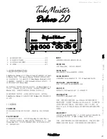 Preview for 39 page of Hughes & Kettner TubeMeister Deluxe 20 Manual