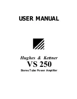 Hughes & Kettner VS 250 User Manual preview