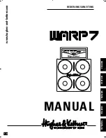 Hughes & Kettner WARP 7 Manual предпросмотр