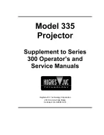 Preview for 1 page of Hughes JVC 335 Supplement To Service Manual