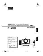 Preview for 1 page of Hughes JVC G1500M Instructions Manual