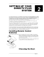 Preview for 13 page of Hughes DirecTV HIRD-E11 Owner'S Manual