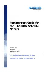 Preview for 1 page of Hughes HT2000W Replacement Manual