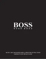 Hugo Boss watches User Manual preview