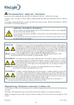 Preview for 6 page of Hugo Lahme VitaLight 2 x 30 POWER LED 2.0 User Manual