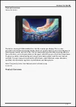 Предварительный просмотр 2 страницы Huion Kamvas Pro 13 User Manual