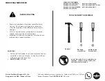 Preview for 2 page of Huisen Furniture BH16-084-599-02-ESPRESSO Manual