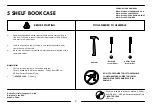 Preview for 2 page of Huisen Furniture MS19-D1-1009-22-ESPRESSO Manual