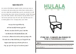 Предварительный просмотр 1 страницы HULALA HOME CHM0354 Assembly Instructions