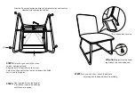 Предварительный просмотр 4 страницы HULALA HOME CHM0354 Assembly Instructions