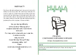 Предварительный просмотр 1 страницы HULALA HOME CHXR0288 Brochure