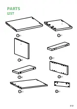 Предварительный просмотр 3 страницы HULALA HOME CTBSD0368 Assembly Instructions Manual