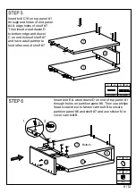 Предварительный просмотр 8 страницы HULALA HOME CTBSD0368 Assembly Instructions Manual