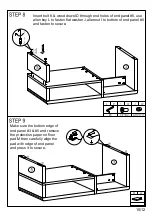 Предварительный просмотр 10 страницы HULALA HOME CTBSD0368 Assembly Instructions Manual