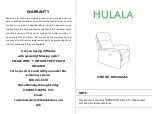 Preview for 1 page of HULALA HOME HRCXA0265 Quick Start Manual