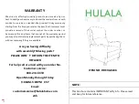 Предварительный просмотр 1 страницы HULALA HOME HRCXA0266 Instruction Manual