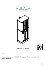 Предварительный просмотр 1 страницы HULALA HOME KPJY0537 Brochure