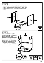 Preview for 7 page of HULALA HOME NSBSD0370 Assembly Instructions Manual