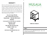 Предварительный просмотр 1 страницы HULALA HOME NSLS0372 Assembly Manual