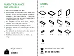 Предварительный просмотр 2 страницы HULALA HOME NSLS0372 Assembly Manual