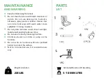 Preview for 2 page of HULALA HOME OFMYN0433 Assembly Instructions