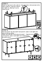 Предварительный просмотр 9 страницы HULALA HOME SBBSD0388 Assembly Instructions Manual