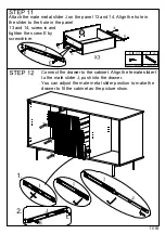 Предварительный просмотр 11 страницы HULALA HOME SBBSD0388 Assembly Instructions Manual