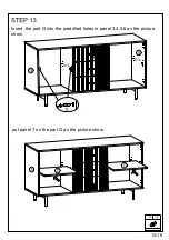 Предварительный просмотр 12 страницы HULALA HOME SBBSD0388 Assembly Instructions Manual