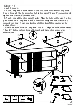 Предварительный просмотр 14 страницы HULALA HOME SBBSD0388 Assembly Instructions Manual