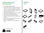 Предварительный просмотр 2 страницы HULALA HOME SCCL0360 Assembly Instructions Manual