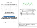 Предварительный просмотр 1 страницы HULALA HOME SFYJH0443 Assembly Manual