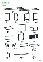 Предварительный просмотр 3 страницы HULALA HOME TVSBSD0389 Assembly Instructions Manual