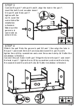 Предварительный просмотр 7 страницы HULALA HOME TVSBSD0389 Assembly Instructions Manual