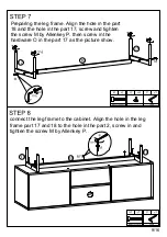 Предварительный просмотр 9 страницы HULALA HOME TVSBSD0389 Assembly Instructions Manual