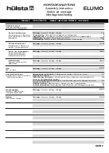 Предварительный просмотр 2 страницы Hülsta 1193011 Assembly Instruction Manual